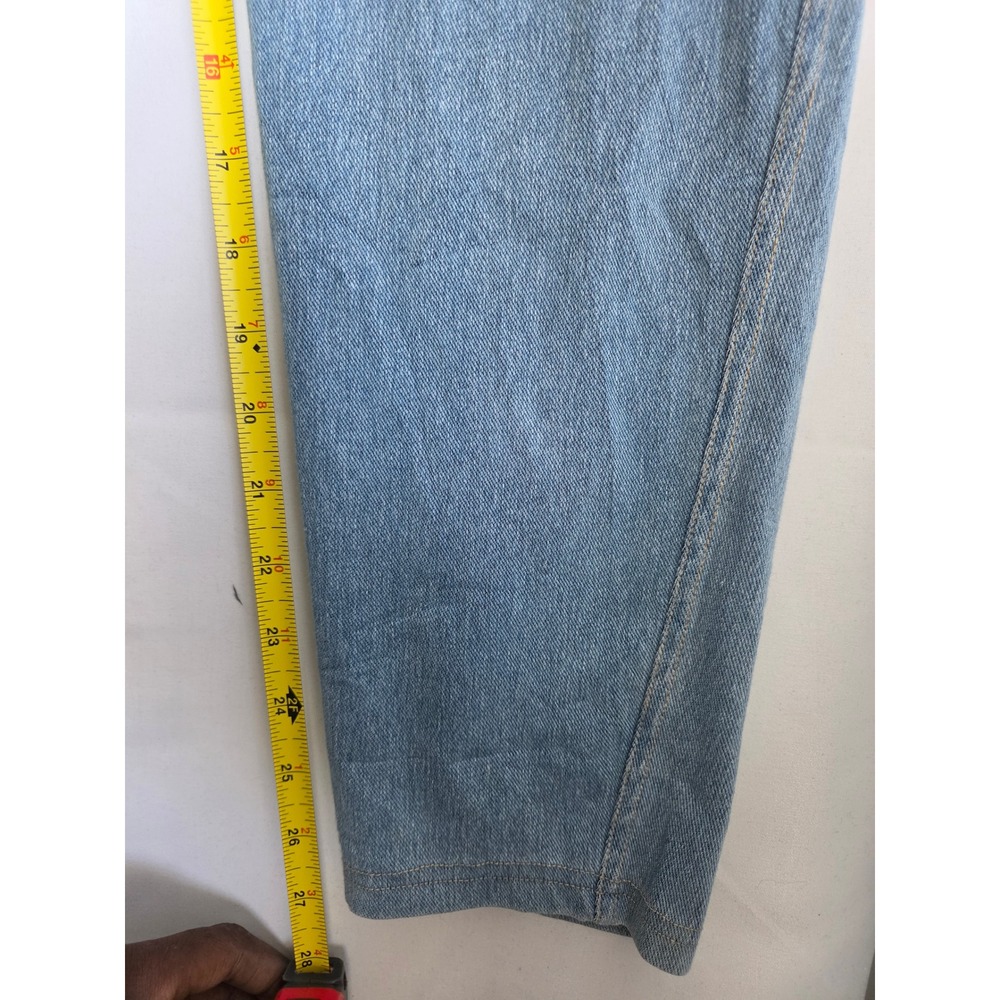 No Nonsense Womens XL Light Wash Denim Leggings High Rise Stretch Jeggings - Picture 5 of 7